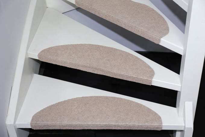 Trapmatten Lilongwe- 65x25 cm- Beige- 15 stuks