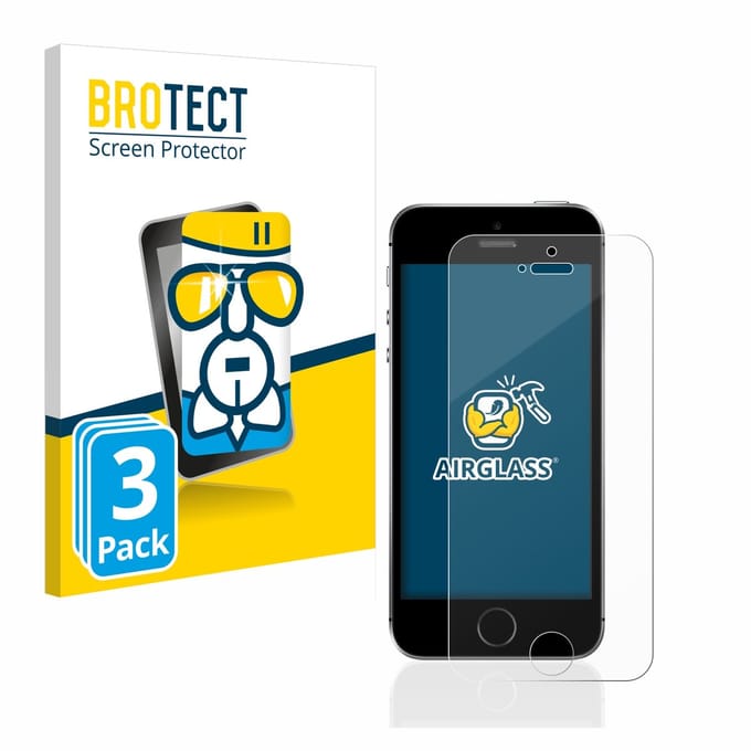 Screenprotector 3 Stuks voor Apple iPhone SE 2016 Beschermglas transparant