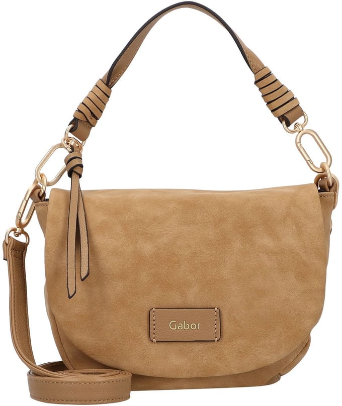 Gabor schoudertas Lida Flap Bag Top Zip Camel Lichtbruin