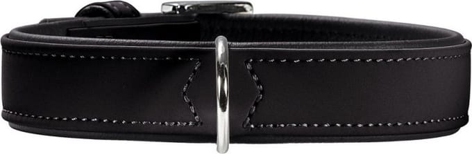 Dog collar Hunter Softie Black (28-38 cm)