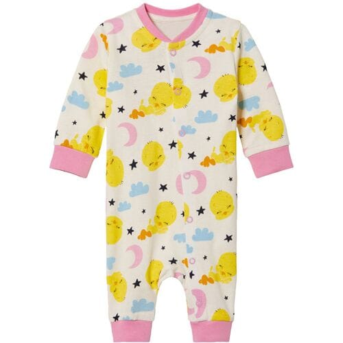 Lidl Baby slaapoverall (wit, 50/56)