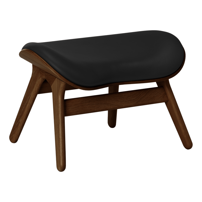 UMAGE A Conversation Piece Ottoman - eiken donker - Leder Hope black