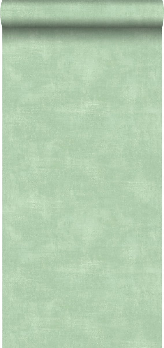 ESTAhome behang betonlook groen - 53 cm x 10.05 m - 139019
