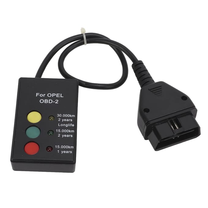 OBD2 Olie Service Inspectielamp Reset Diagnostisch Hulpmiddel Auto Reparatie Hulpmiddel Vervanging voor OPEL Astra black
