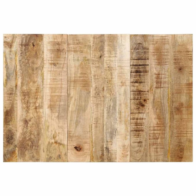 vidaXL - Hoofdbord - 120 - cm - massief - ruw - mangohout