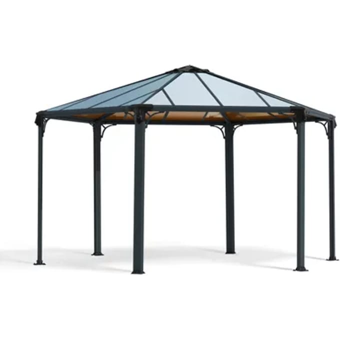 Palram | Canopia - Tuinpaviljoen Monaco - Donkergrijs/brons - 390x450x290cm