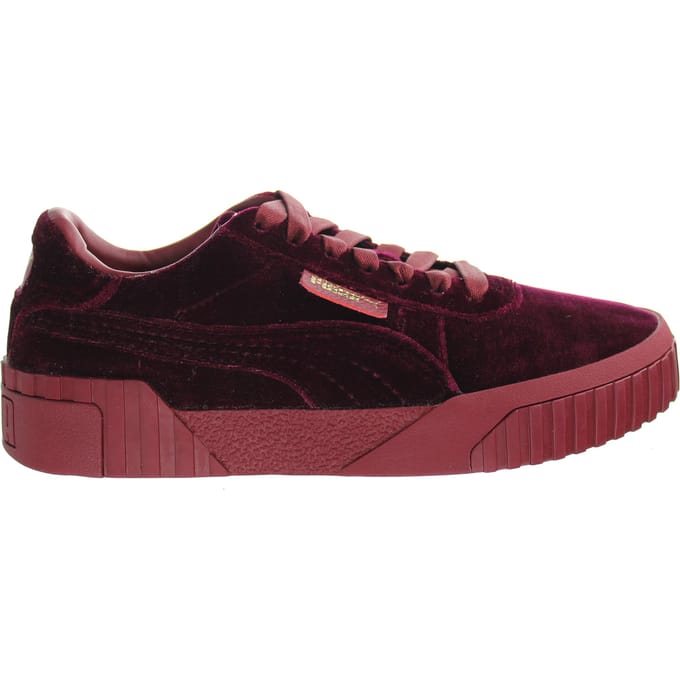 Puma Cali Velvet Vrouwentrainers Bourgondië