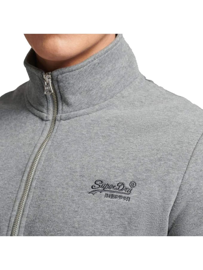 Sweater van biologisch katoen met rits Superdry Essential Logo