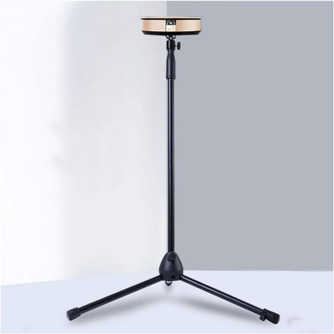 Beamer Muurbeugel - Projector Standaard - Podium Studio - In Hoogte Verstelbaar - 75-145 cm - Wit