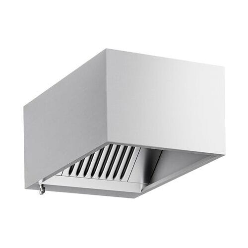 GGM Gastro Kastenhaube - 800mm - mit Filter & Lampe Zilver