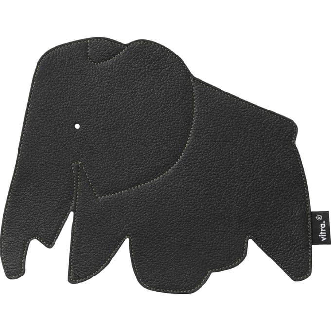 Vitra Elephant Pad - Leer zwart