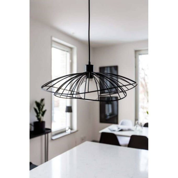 Globen Lighting hanglamp RAY, zwart, Ø 45 cm