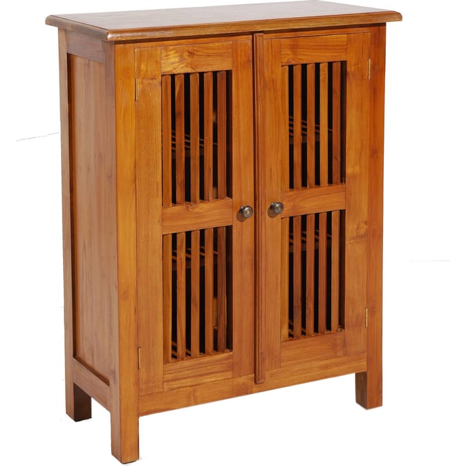 Wandkast Shutter teakhout | Macabane