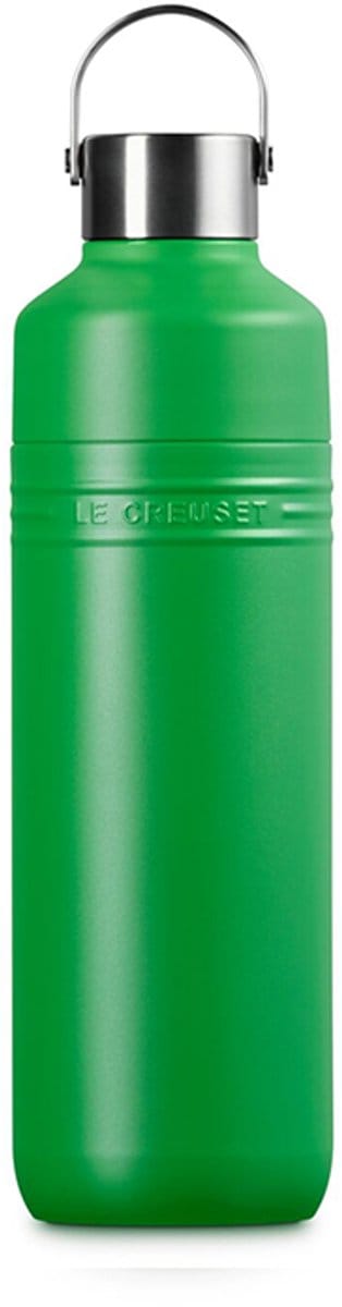 Le Creuset Drinkfles Dubbelwandig On The Go 1,0 Liter Bamboo Green
