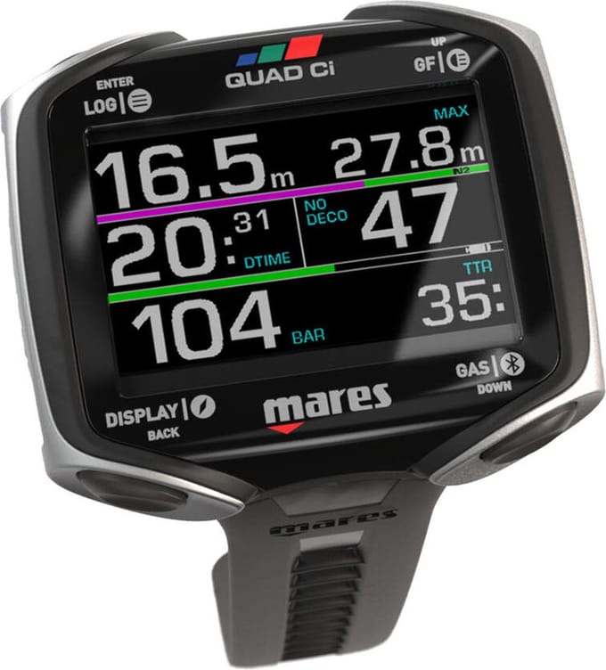 Mares Quad Ci - Kleurenscherm, Bluetooth