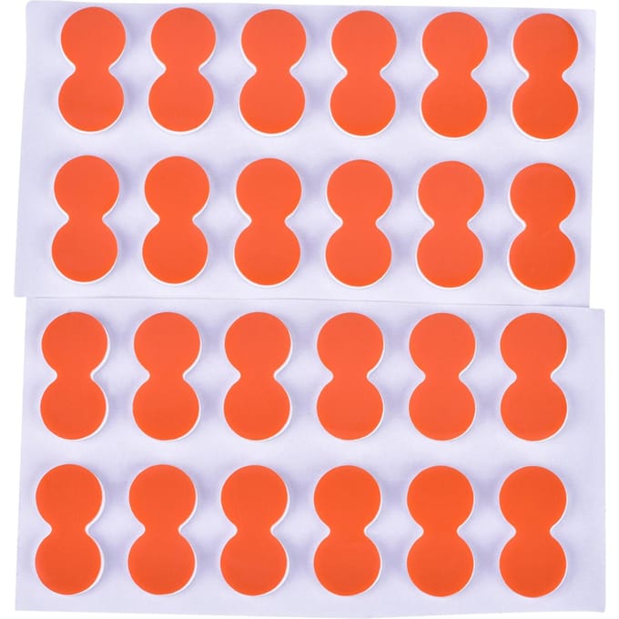 24 stuks EVA Vliegvissen Dobbers Strike Indicator Tackle Accessoires (Oranje) white