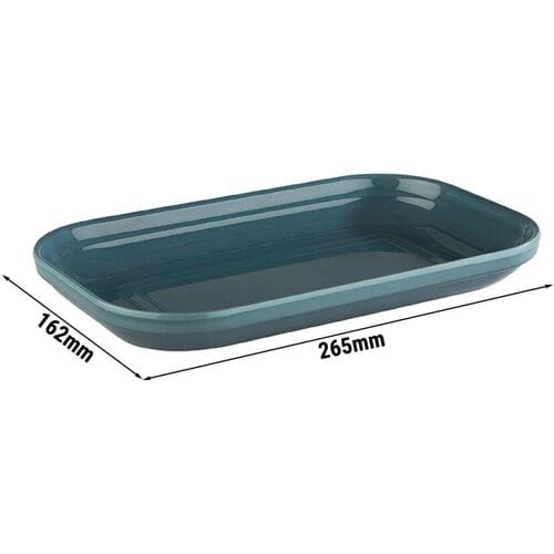 GGM Gastro (6 Stück) GN-Tablett 1/4 - EMMA - Melamin - Höhe: 30mm - Blau