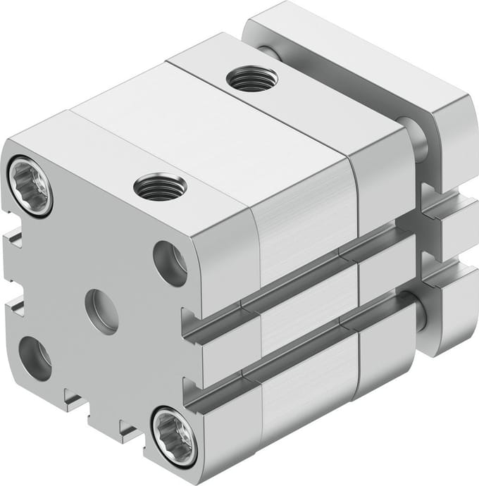 Festo Compacte Cilinder 40mm Boring 10mm Slag ISO 21287 Dubbelwerkend - 554249 - P2DP7