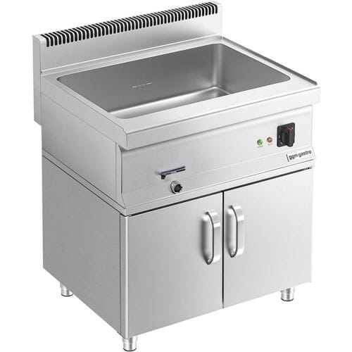 GGM Gastro Elektrische bain-marie - 2x GN 1/1 of 4x GN 1/2 - 2,4 kW - met aftapkraan