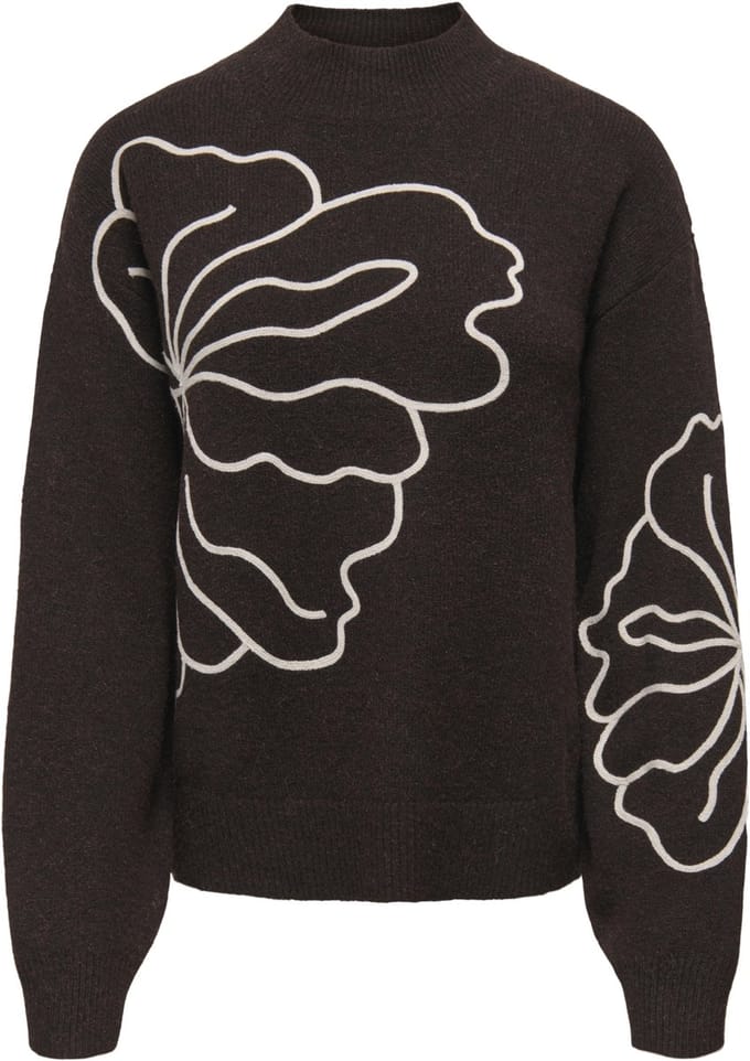 Jacqueline de Yong Jdyjella ls flower pullover knt noos dessin