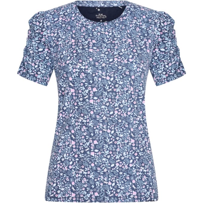Dames-T-shirt Imperial Riding Strike a pose Flower