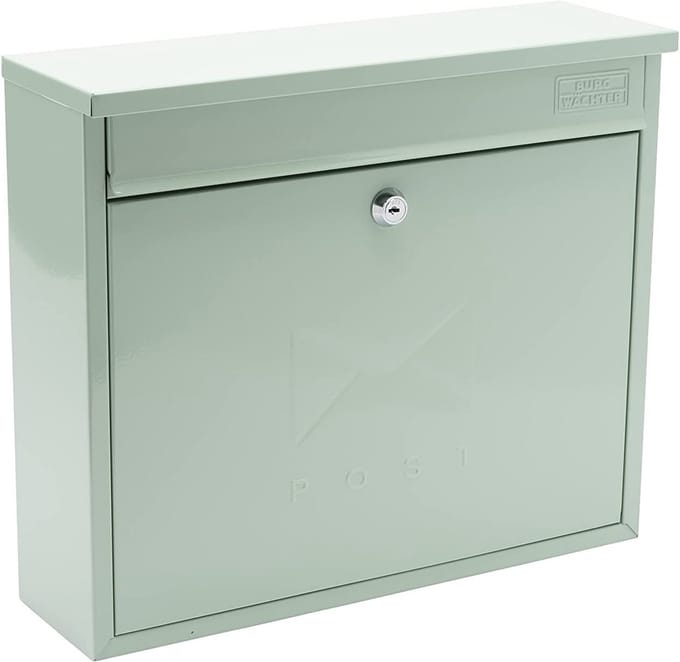 brievenbus / omheining doorwerpbrievenbus - mailbox