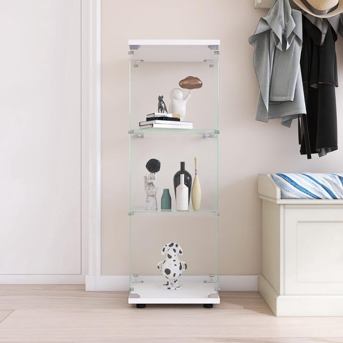 Thuys – Vitrinekast Met Glas – Vitrinekasten Woonkamer – 125cm x 42.5cm x 36cm