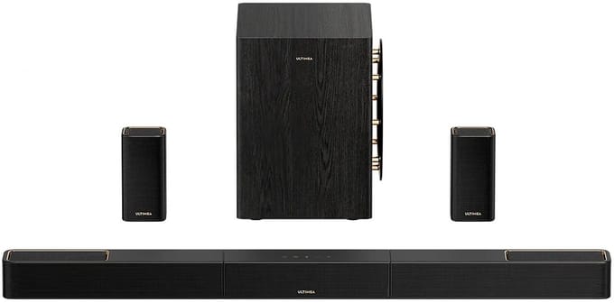 ULTIMEA Skywave Series _ 5.1.4 Systeem met Dolby Atmos Soundbar Zwart