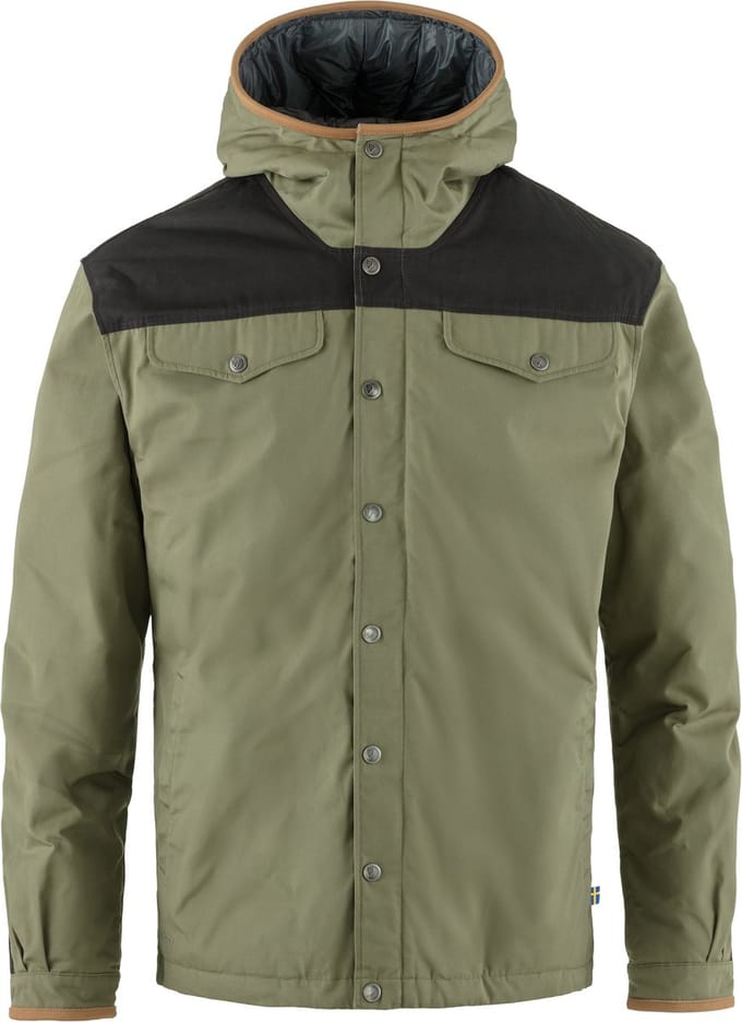 FJALLRAVEN Greenland down jacket no 1 620 030 green dark grey M