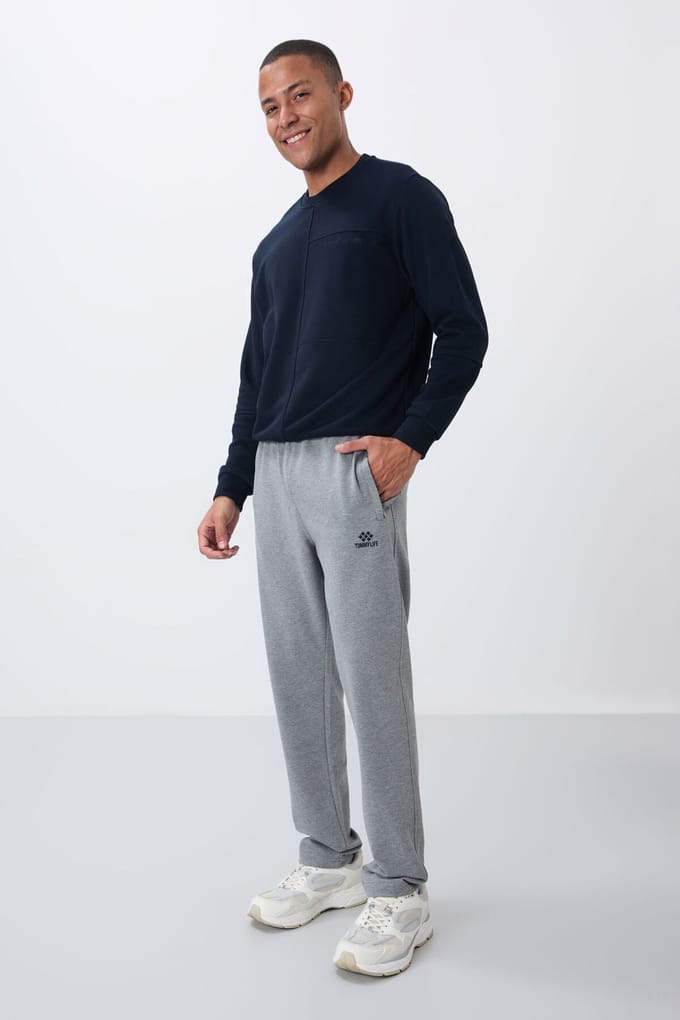 Heren Slim-fit Rechte Sweatloungebroek