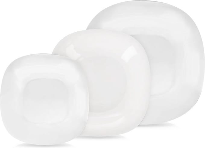 Serviesset Glas LUNA 18 delig - Servies Set - Bordenset - Borden