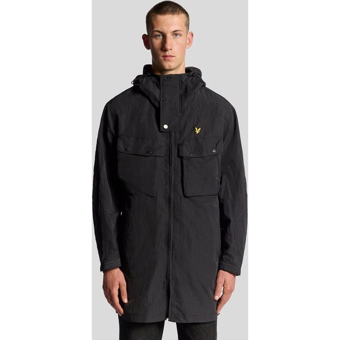 Lyle & Scott Guard Parka Black Ice Taglia: L | Giacche invernali Outlet | Uomo | Nero