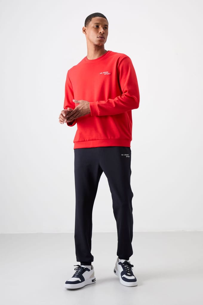 Heren Sweatshirt met Lange Mouwen en Broek Set