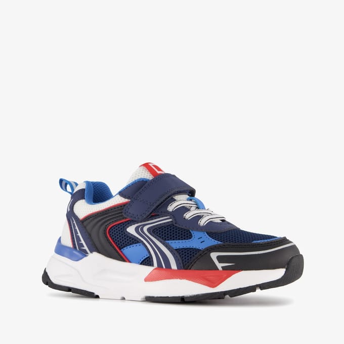 Blue Box jongens sneakers blauw rood - Maat 28