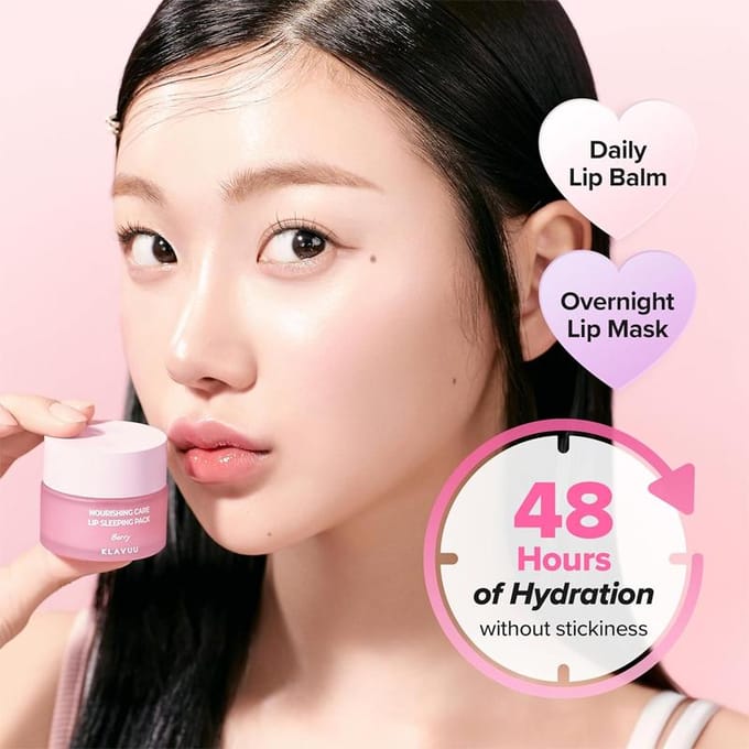 [KLAVUU] Voedende Verzorging Lip Slaappakking 20g Coconut gray