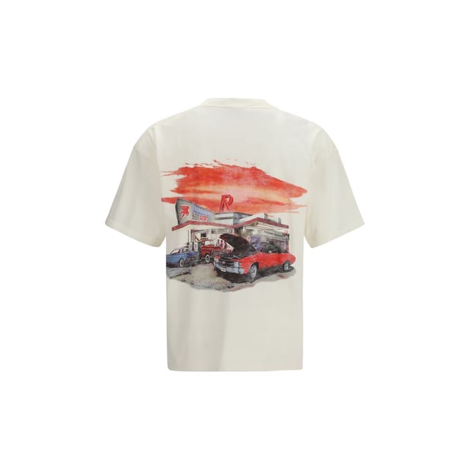 Represent Witte Katoenen T-Shirt