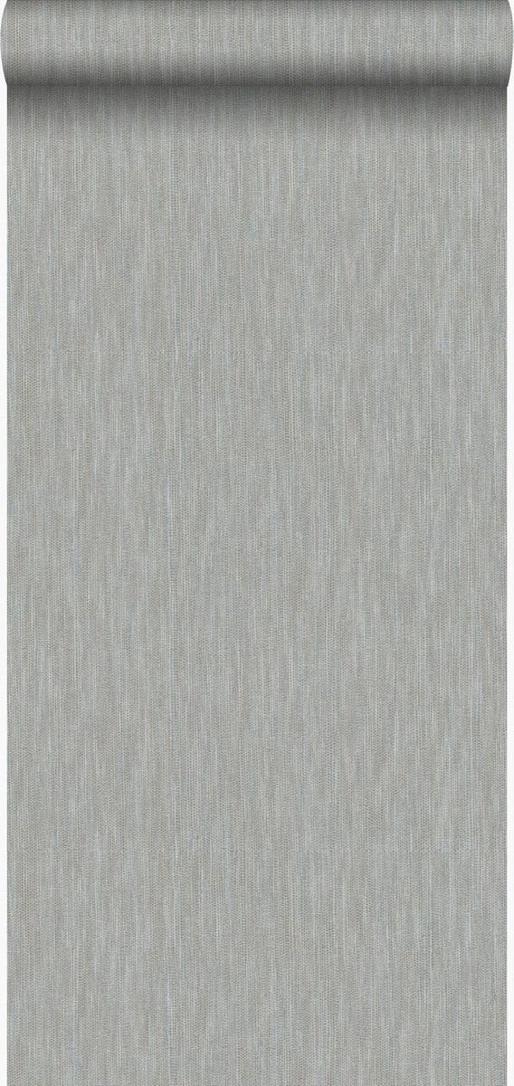Origin Wallcoverings behang grasweefsel met linnen look taupe - 53 cm x 10.05 m - 347314