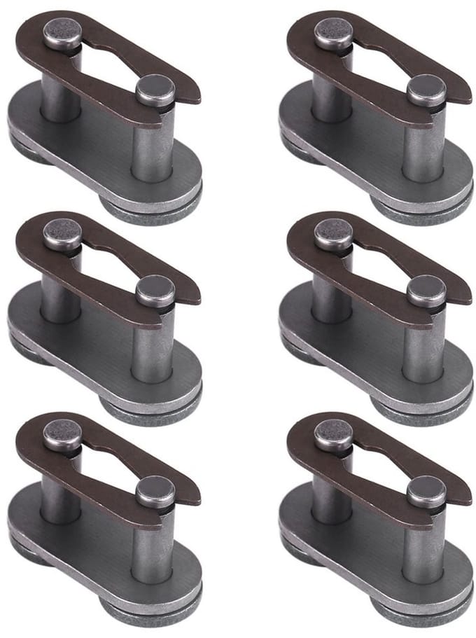 Dailygoody - Qiilu 5 Sets Master Link 415 Ketting voor 2-Takt Motorfiets