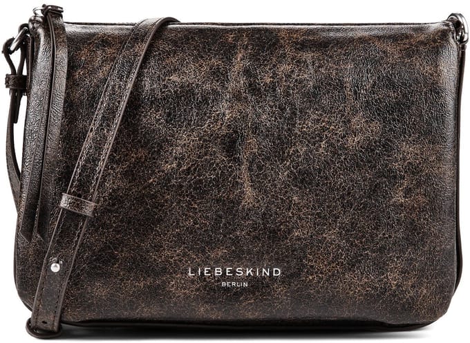 LIEBESKIND BERLIN schoudertas Nina Crossbody Deep Soil donkerbruin