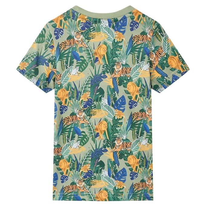 vidaXL Kindershirt met korte mouwen 140 meerkleurig