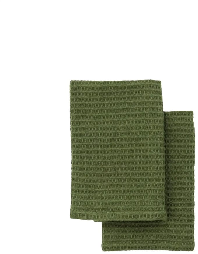 Meraki Vaatdoek Green Groen 30x30 cm - 2 stuks