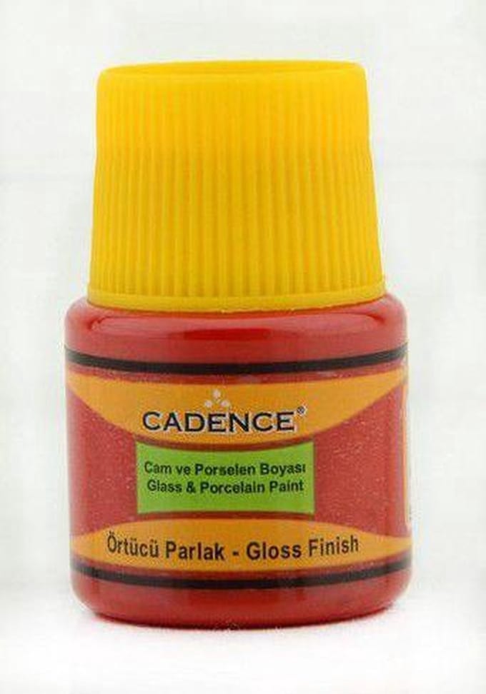 Cadence Opague Glas & Porselein verf Aardbeienrood 45ml