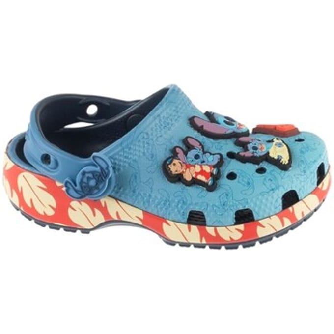 Crocs Classic Stitch Clog T, voor meisje, Blauw, Slippers, maat: 24/25