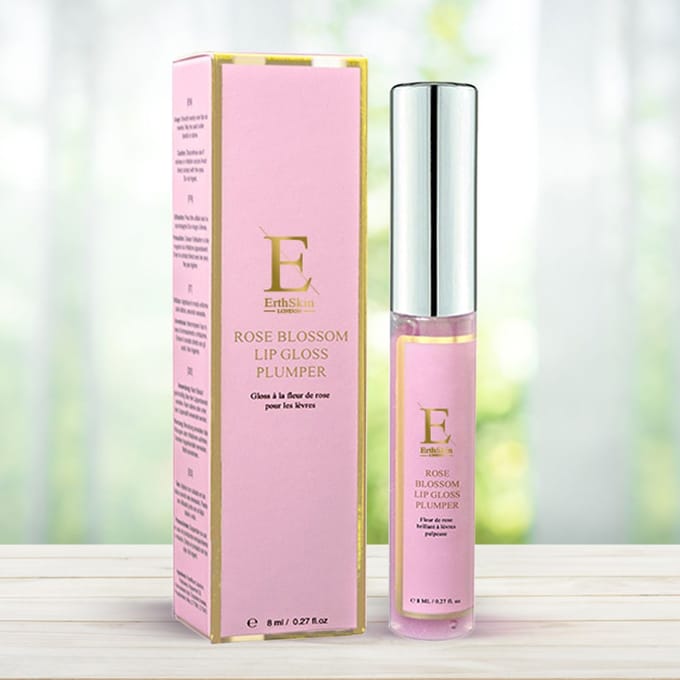 ErthSkin London Rozenbloesem Lipgloss Voller