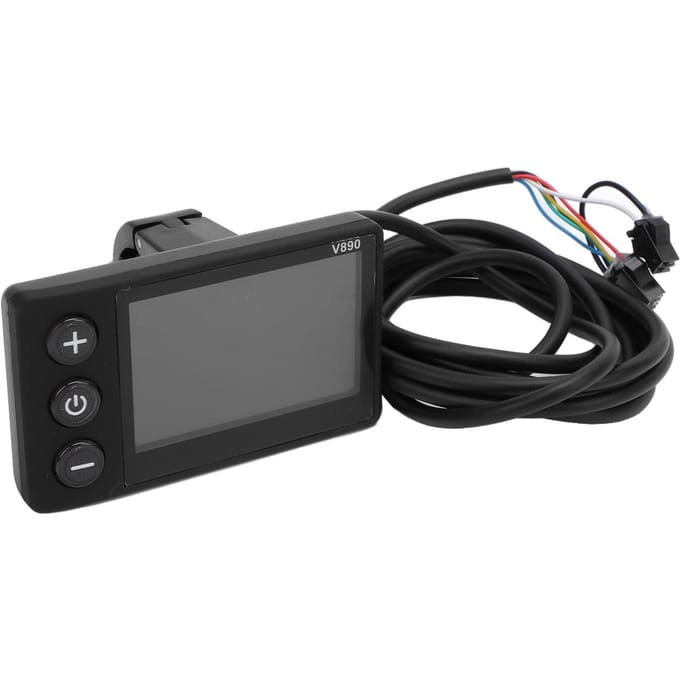 Elektrische Fiets LCD Display 5P en 2P Universele Pasvorm 24V 36V 48V 60V LCD Display Meter V890 Kleurenscherm gray