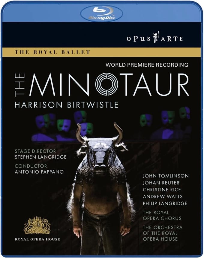 Stephen Langridge, Christine Rice, Johan Reuter, Sir John Tomlinson - Birtwistle: The Minotaur (Blu-ray)