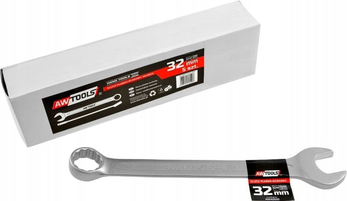 AWTools - Ringsleutel - 32 mm - CrV Staal - DIN 3113