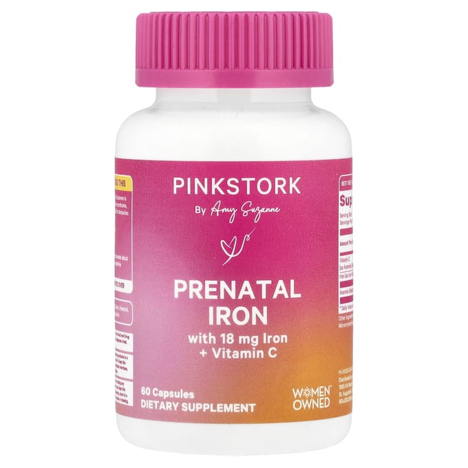 IJzer met Vitamine C voor Zwangere Vrouwen, 60 Capsules