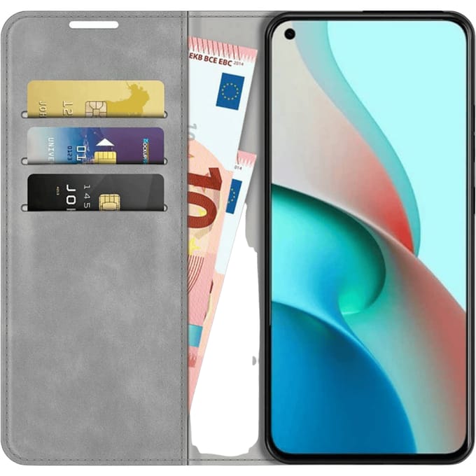 Just in Case Xiaomi (Mi) 11 Lite 5G (NE) Portemonnee Hoesje Grijs