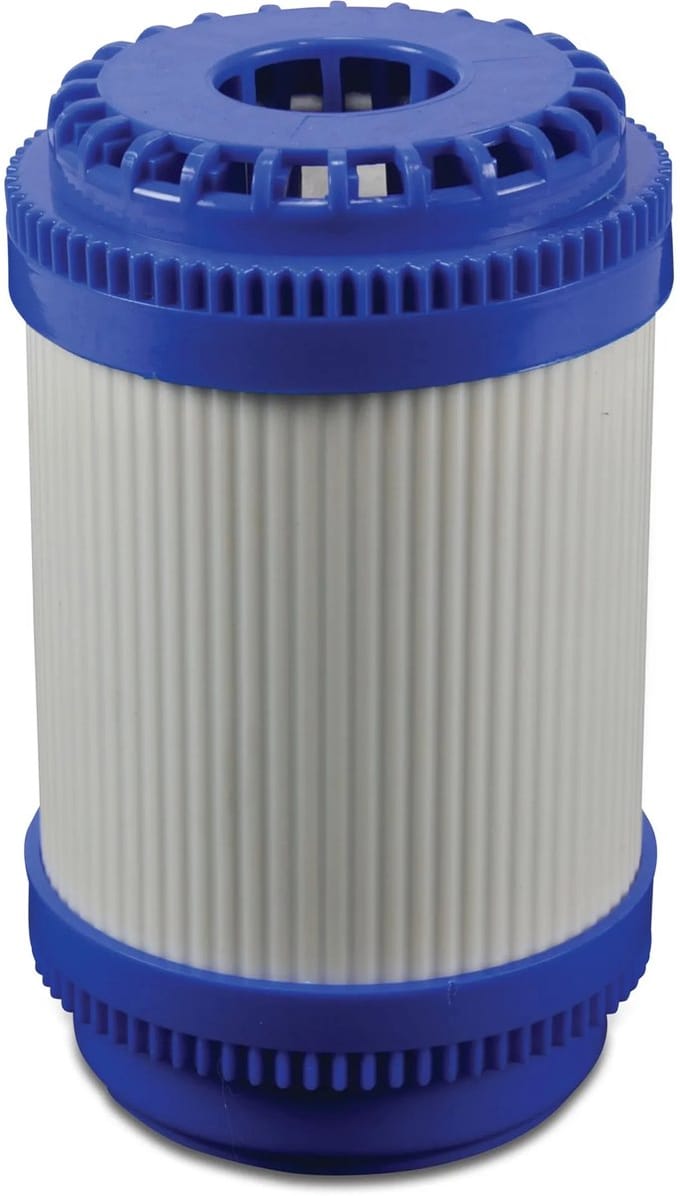 Profec Filtercartridge Kunststof 5" – Actieve Koolstof, Wit/Blauw, 6 bar